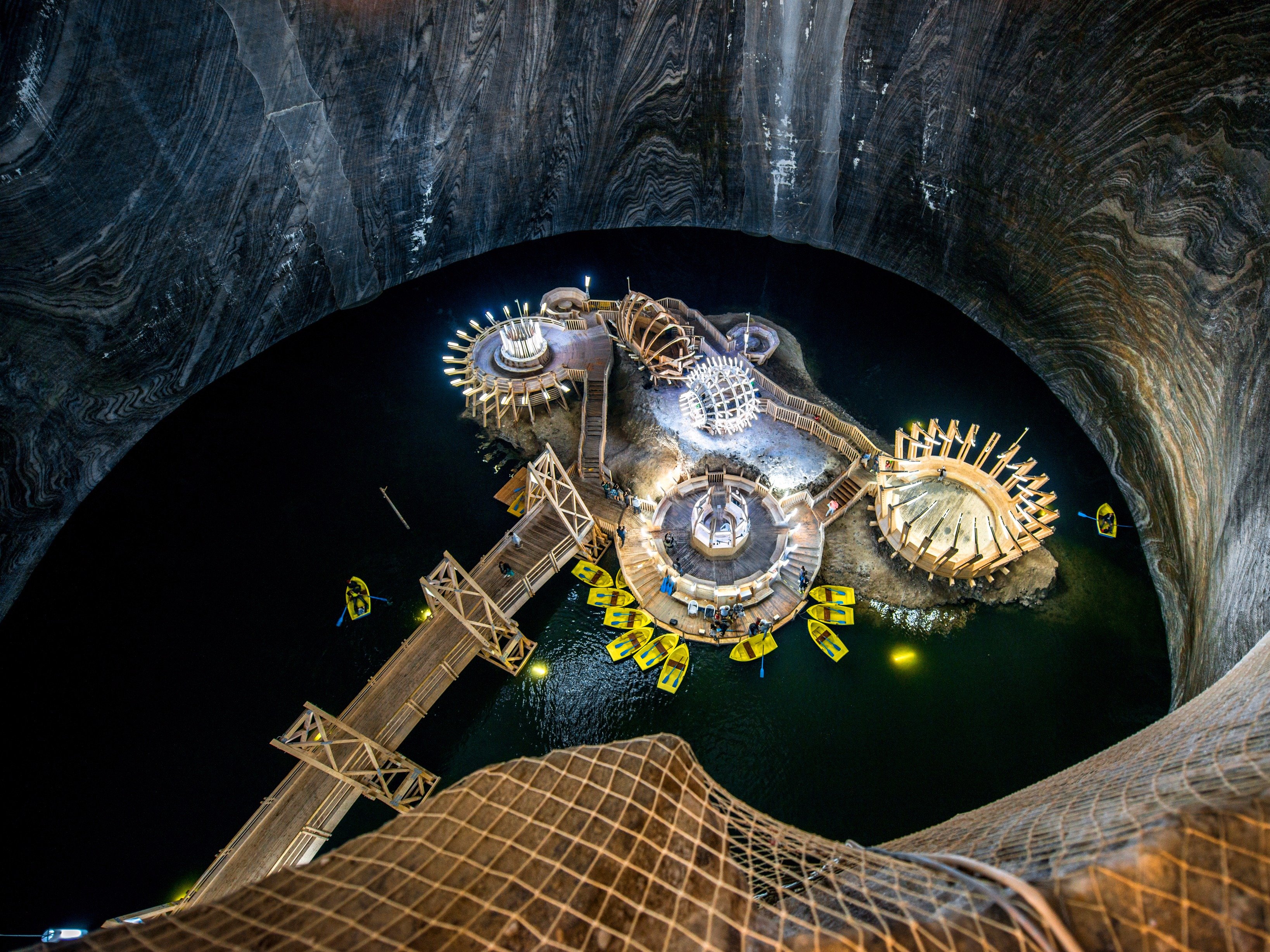 Salina Turda in Romania stunning underground caverns for halotherapy