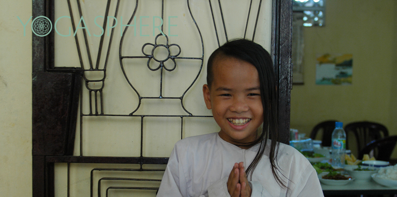 Lunch at the orphanage