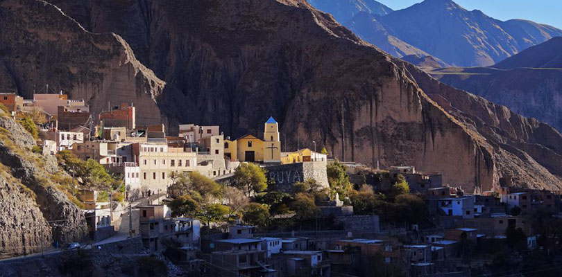 Town in the mountains of Argentina