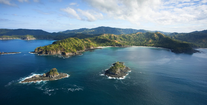 Beautiful wild Costa Rican coast