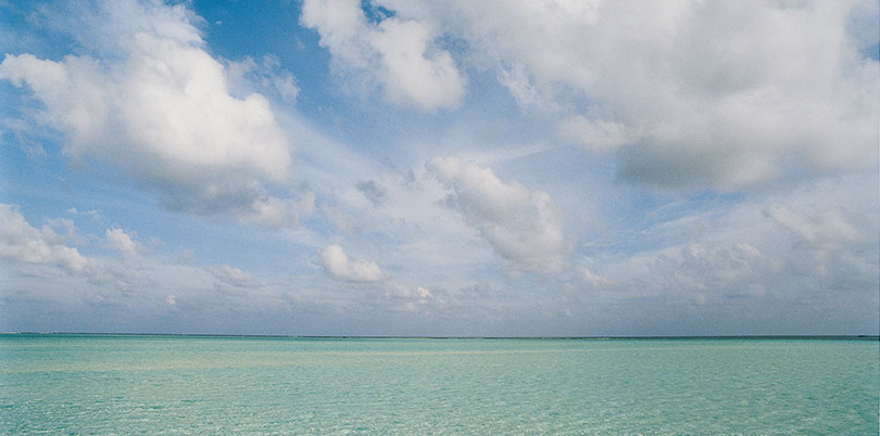 Endless crystal waters of Baa Atoll a UNESCO Biosphere Reserve