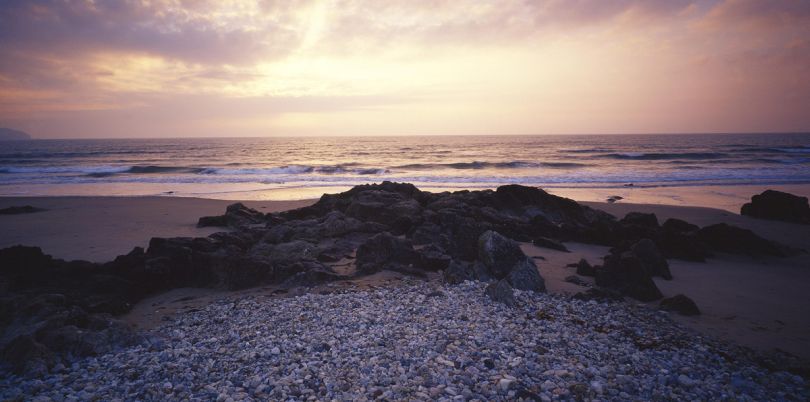 Costal sunset in Ireland