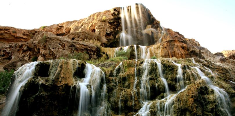 Hot springs waterfall, Jordan