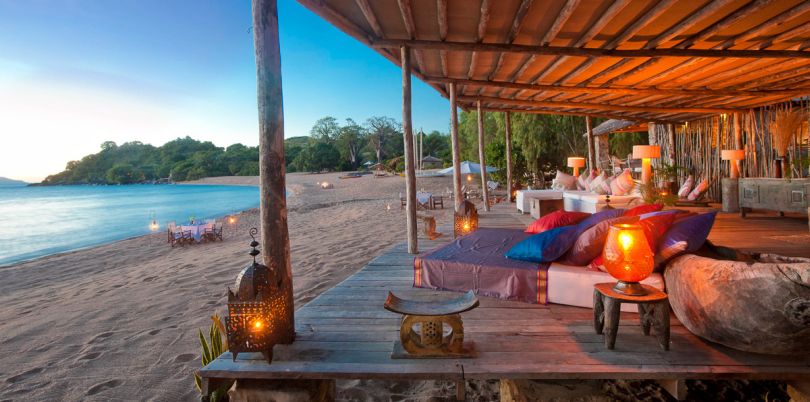 Lounge at the beach, Malawi