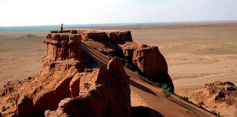 Flaming cliffs, Mongolia