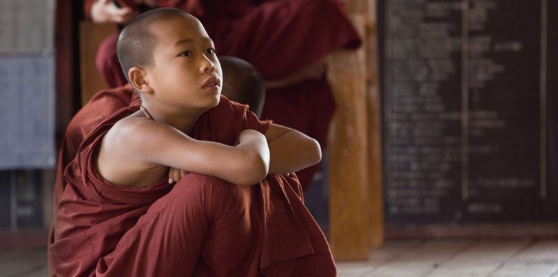 Young monk in Myanmar