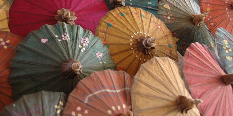 Paper parasols, Myanmanr