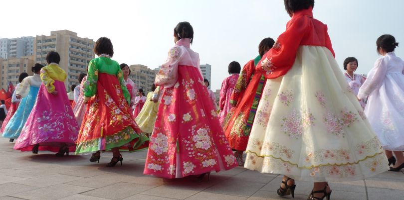 Mass dance, North Korea