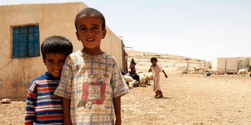 Two local boys, Oman