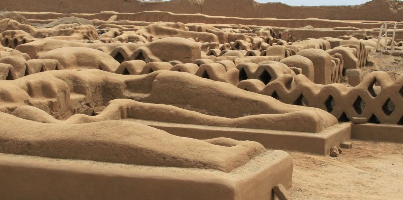 Chan Chan pre-Colombian city and archaeological site in Peru 