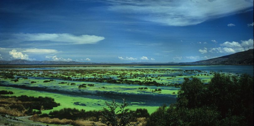 Peruvian lake landscape