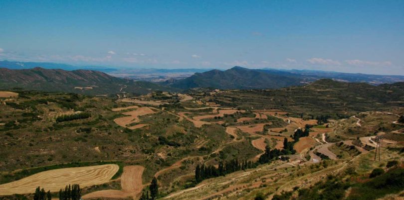 Andalucian hilly landscape Spain