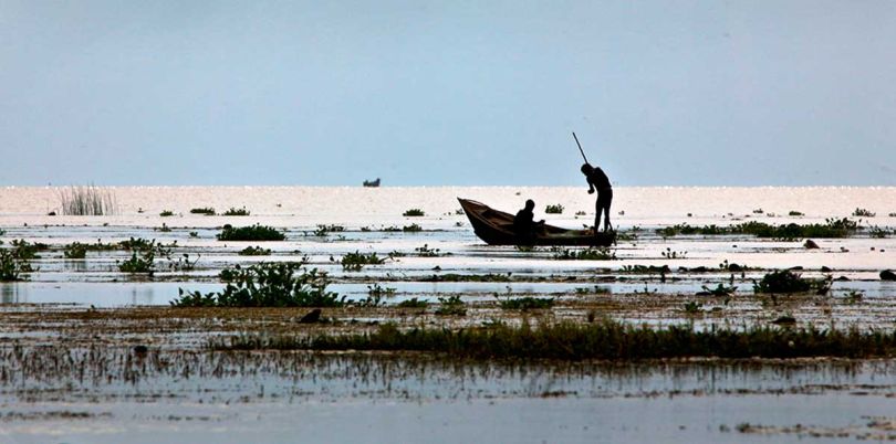 Two fishermen in Uganda