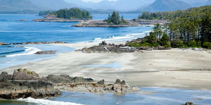 View of coastal sealine, USA